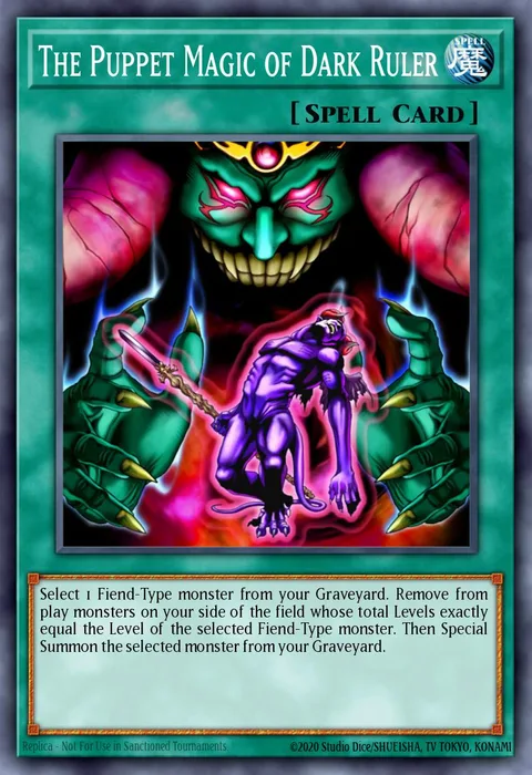 The Puppet Magic of Dark Ruler trading card