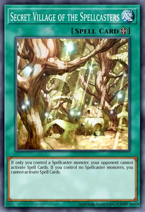 Secret Village of the Spellcasters trading card