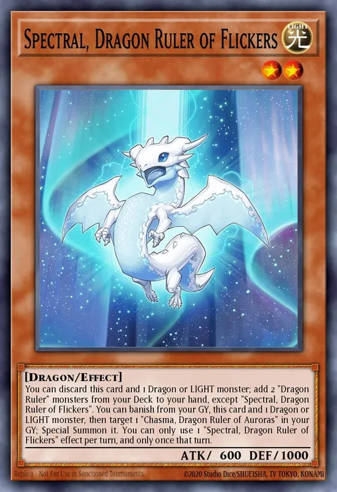 Spectral, Dragon Ruler of Flickers trading card