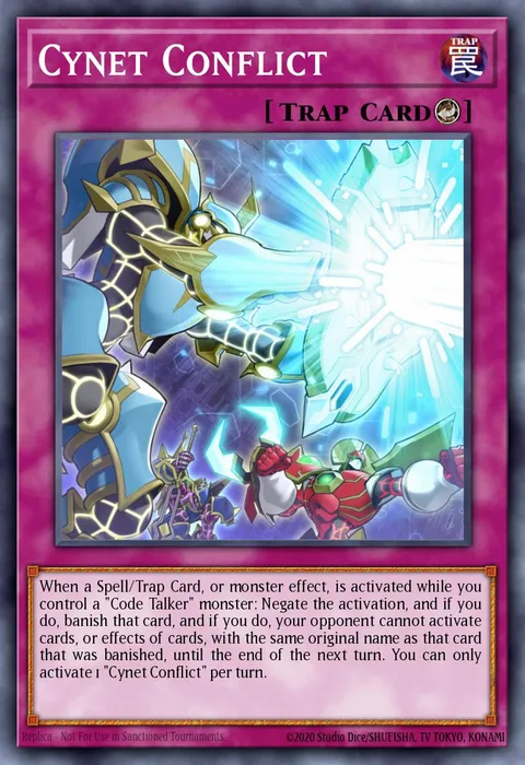 Cynet Conflict trading card