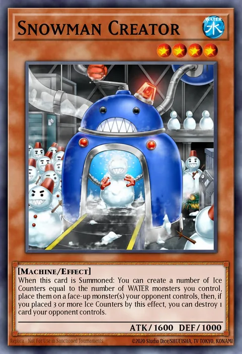 Snowman Creator trading card