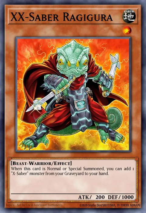 XX-Saber Ragigura trading card