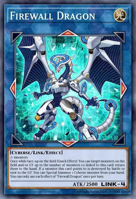 Firewall Dragon trading card