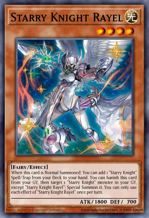 Starry Knight Rayel trading card