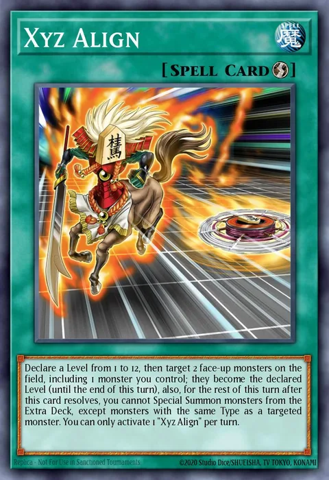 Xyz Align trading card