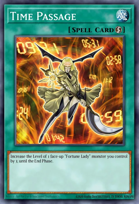 Time Passage trading card