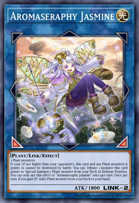 Aromaseraphy Jasmine trading card