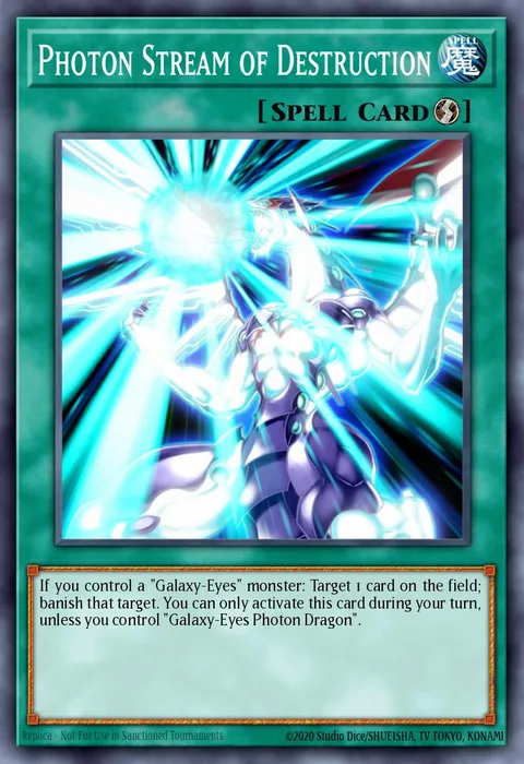Photon Stream of Destruction trading card
