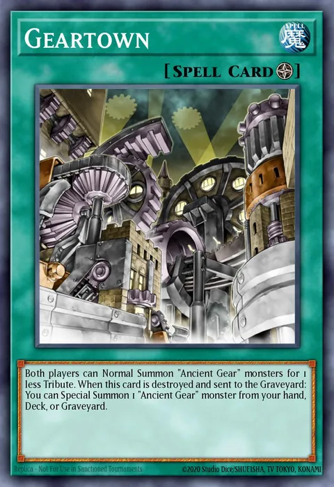 Geartown trading card
