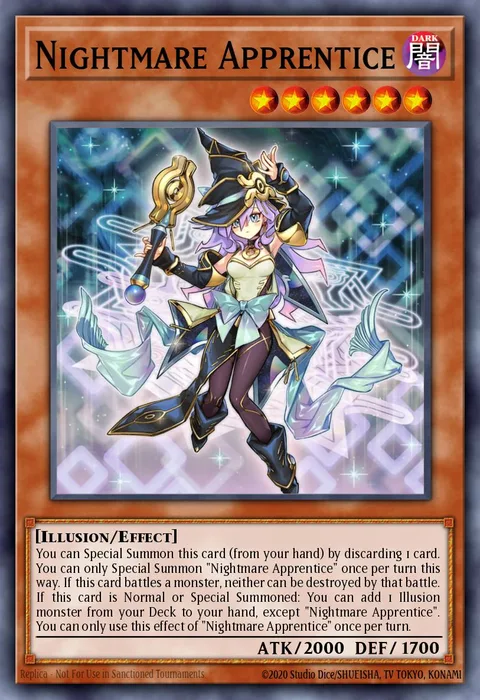 Nightmare Apprentice trading card