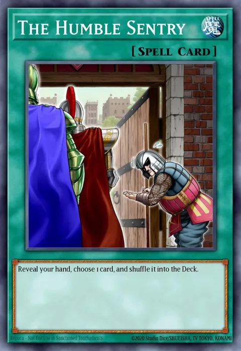 The Humble Sentry trading card