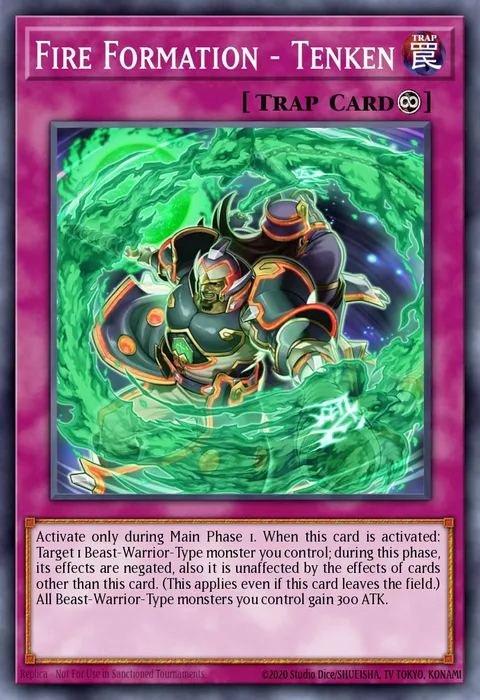 Fire Formation - Tenken trading card