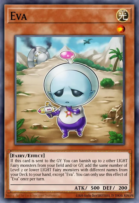 Eva trading card