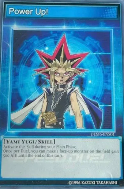 Power Up! trading card