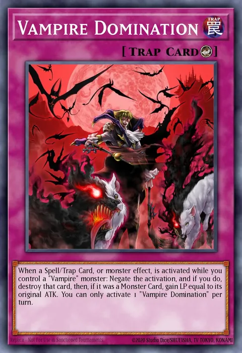 Vampire Domination trading card