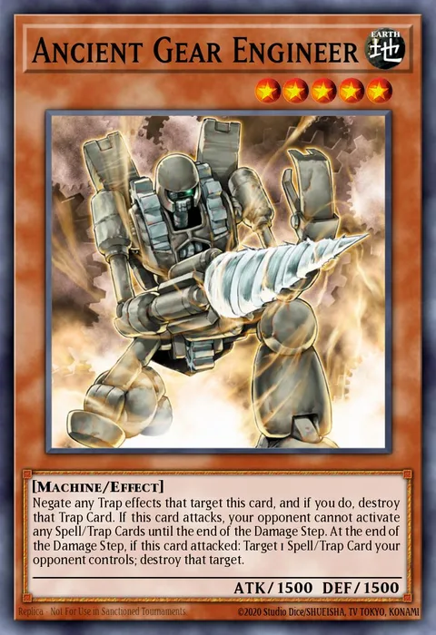 Ancient Gear Engineer trading card