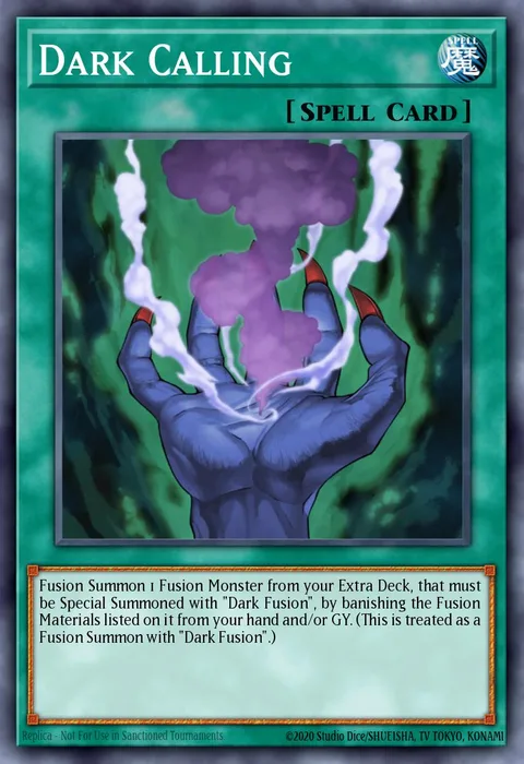 Dark Calling trading card