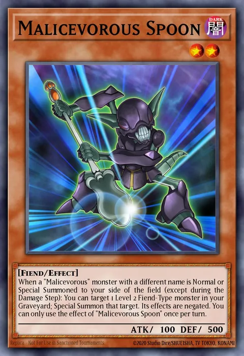 Malicevorous Spoon trading card