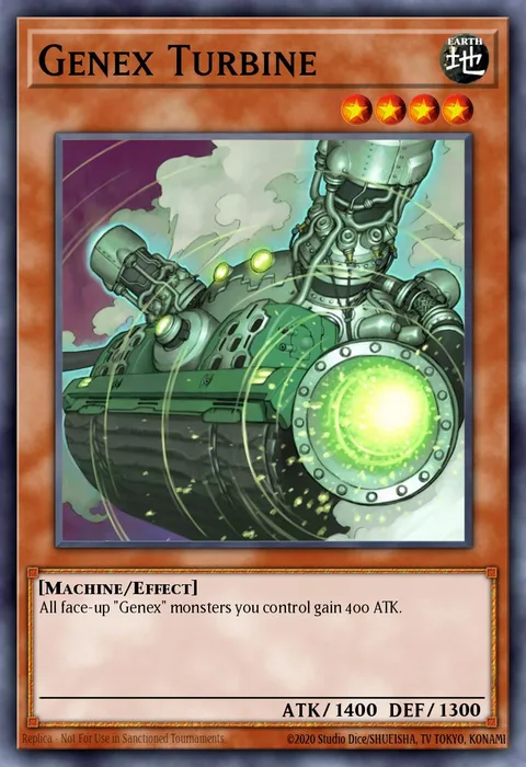 Genex Turbine trading card