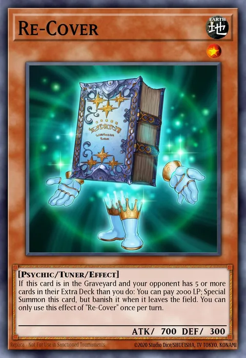 Re-Cover trading card