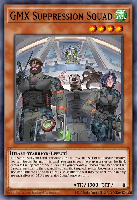 GMX Suppression Squad trading card