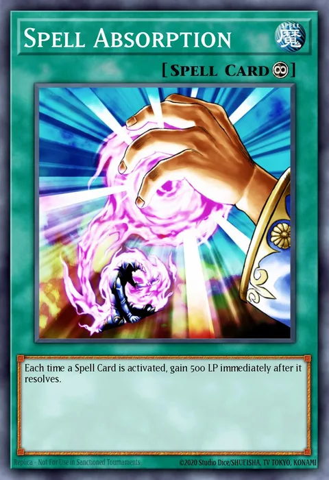 Spell Absorption trading card