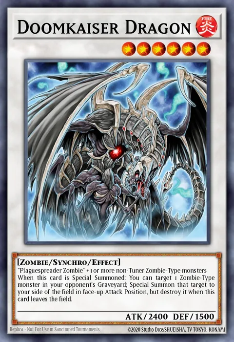 Doomkaiser Dragon trading card