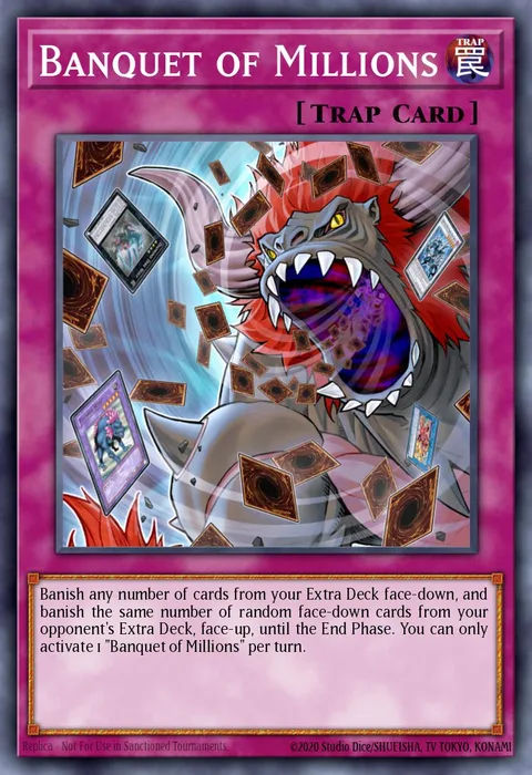 Banquet of Millions trading card