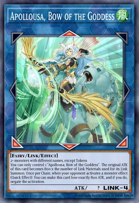 Apollousa, Bow of the Goddess trading card