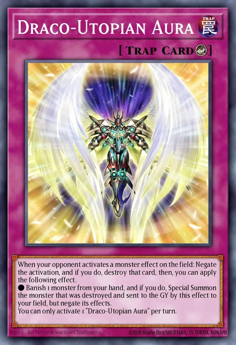 Draco-Utopian Aura trading card