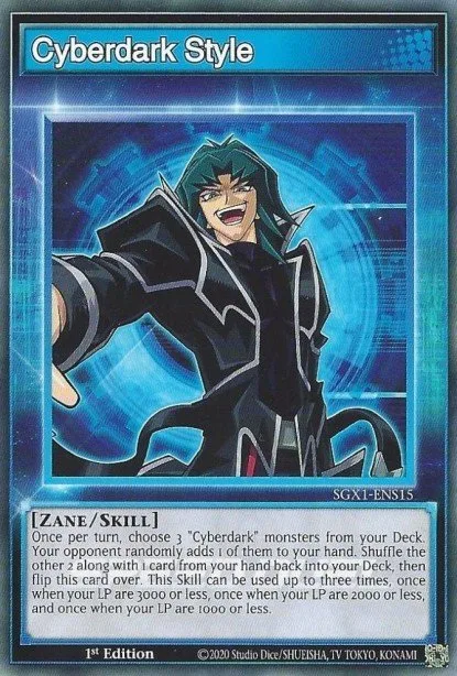 Cyberdark Style (Skill Card) trading card