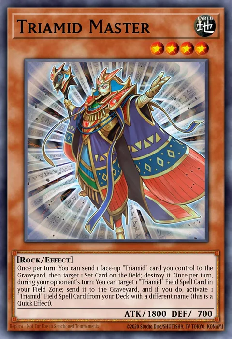 Triamid Master trading card
