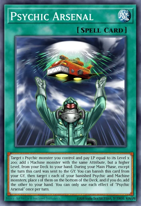 Psychic Arsenal trading card