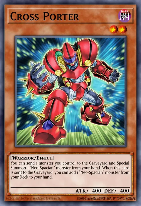 Cross Porter trading card