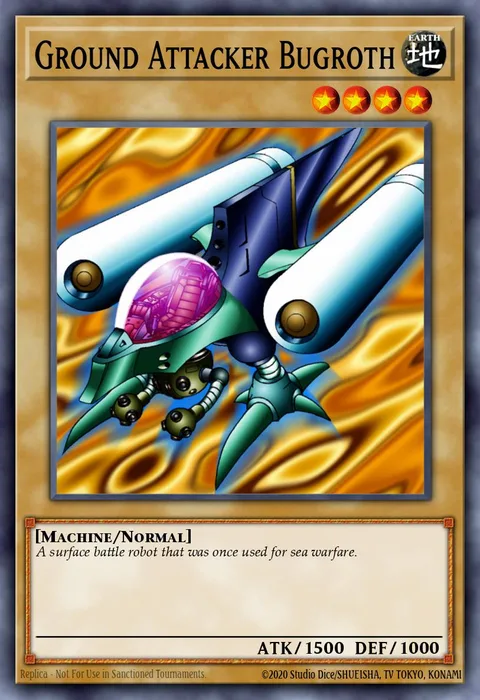 Ground Attacker Bugroth trading card