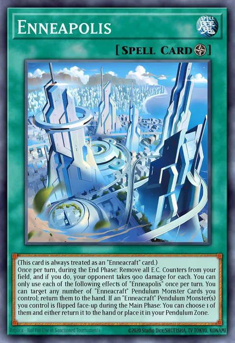Enneapolis trading card