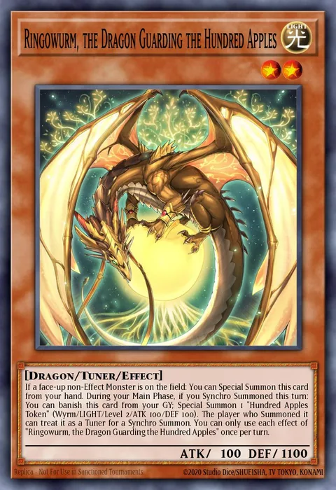 Ringowurm, the Dragon Guarding the Hundred Apples trading card