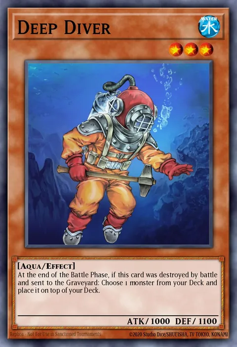 Deep Diver trading card