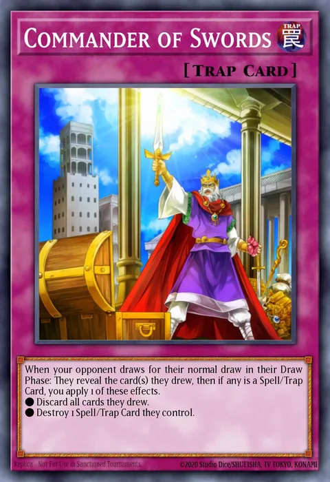 Commander of Swords trading card
