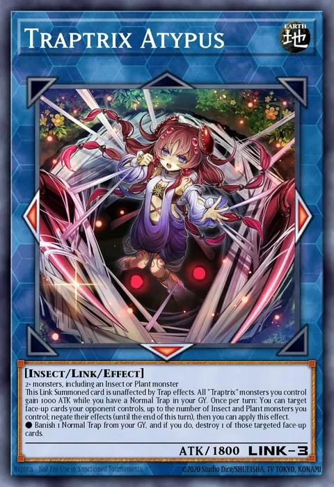 Traptrix Atypus trading card