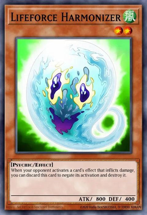 Lifeforce Harmonizer trading card