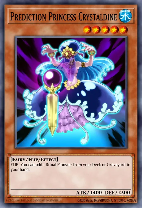 Prediction Princess Crystaldine trading card