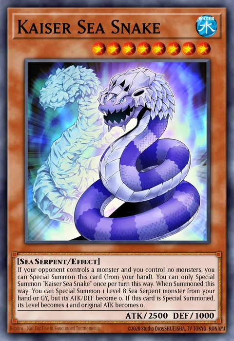 Kaiser Sea Snake trading card