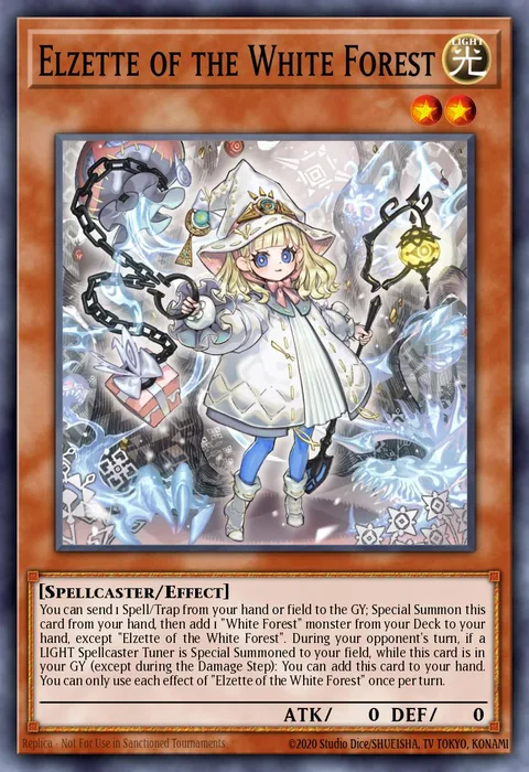 Elzette of the White Forest trading card
