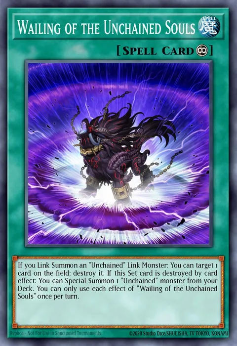 Wailing of the Unchained Souls trading card