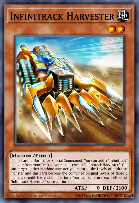 Infinitrack Harvester trading card