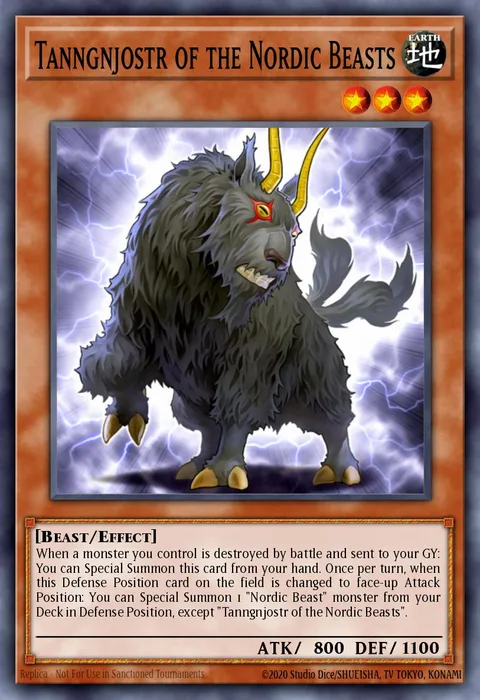 Tanngnjostr of the Nordic Beasts trading card