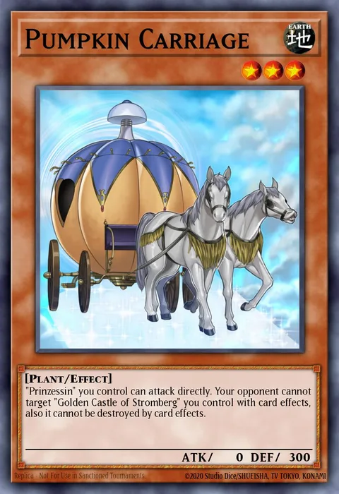 Pumpkin Carriage trading card