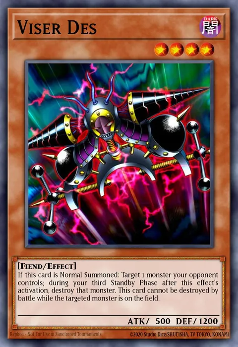 Viser Des trading card