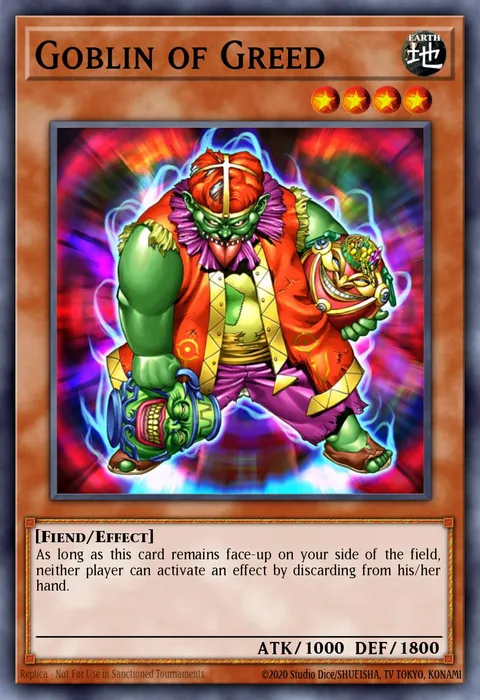 Goblin of Greed trading card